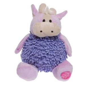    Petrageous Designs Purple Chenille Cow Dog Toy   Bess