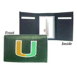  Americans Sports Miami Hurricanes Embroidered Leather Tri 