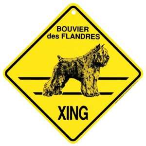  Bouvier Xing caution Crossing Sign dog Gift: Pet Supplies
