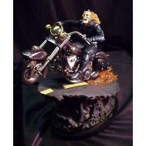  Ghost Rider Chrome Variant Statue by Bowen Designs Toys & Games