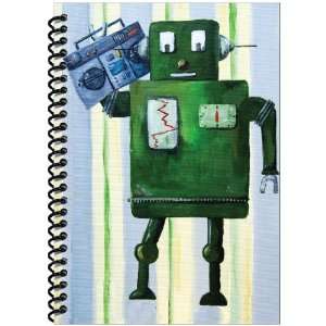  Rock Paper Spiral Notebook, Robot Music (RP802): Office 