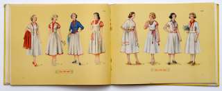 1955 Russia Modern FOLK COSTUMES OF ESTONIA Book Album  