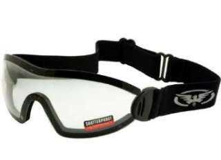   Vision Flare Skydiving Goggles Motorcycle Eyewear Clear Clothing