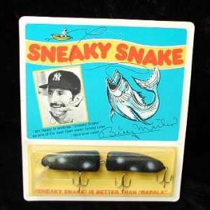    Billy Martin Sneaky Snake Fishing Lure Yankee: Sports & Outdoors