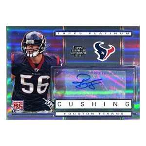  Brian Cushing Autographed / Signed 2009 Topps Platinum 