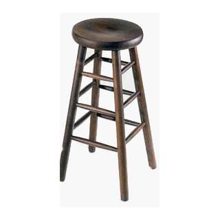  Solid Wood Backless 24 Counter Stools