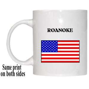  US Flag   Roanoke, Virginia (VA) Mug 