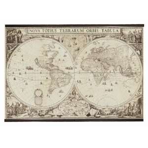  1660 Fabric World Map