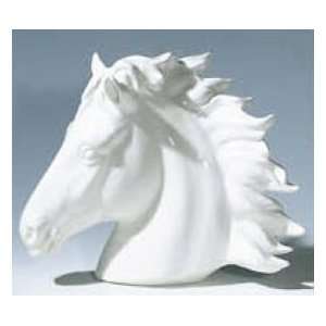  Intrada Italy White Horse Head Statue