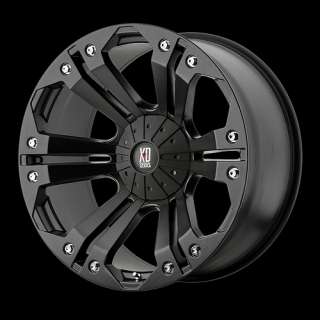 XD Monster Black 18x9 Chevy Ford Dodge GMC Jeep  