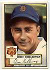 1952 Bowman 91 Don Kolloway PSA 5 EX First Base Detroit Tigers  