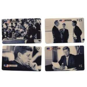 Kennedy Collectible Phone Card $50. Face John F. Kennedy Set The New 