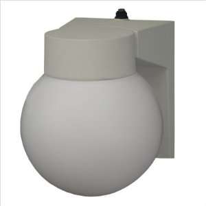   One Light Energy Star Outdoor Wall Lantern in White
