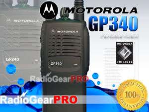Motorola GP340 Handheld Radio VHF 136 174Mhz GP 340  
