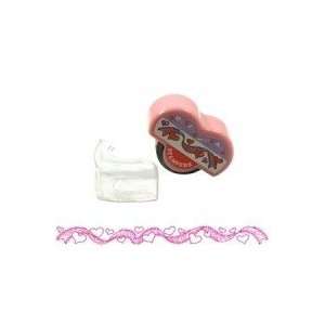  Laced Ribbon & Hearts Trendy Hearts Self Inking Roller 
