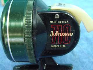 Vintage Fishing Reel Lot Johnson 710 & Garcia Mitchell 300 In Original 