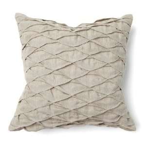  Provence Diamond Tuck Stitch Pillow in Natural