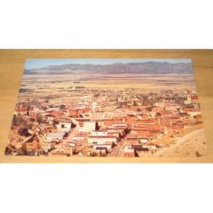 Vintage Birdseye View Of Helena Montana Postcard 