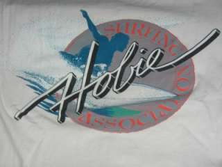 vintage 80 HOBIE SURFING ASSOCIATION surfer beach shirt  
