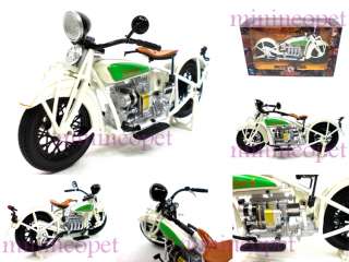 NEW RAY 1930 30 INDIAN CHIEF MOTORCYCLE 1/12 WHITE  