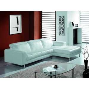  Vig Furniture Bo3933 White Leather Sectional
