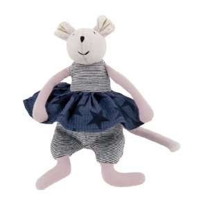 Moulin Roty Mouse Rosalie Rattle Doll