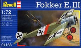 Revell Germany WWI Fokker Eindecker E. III Kit  