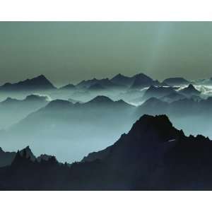  National Geographic, French Alps through the Mist, 16 x 20 