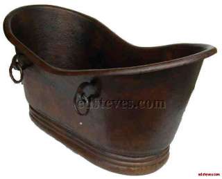 MEXICAN HAND HAMMERED COPPER BATH TUB NEW 72 INCH  