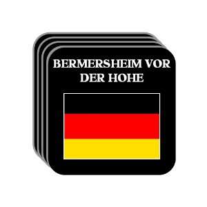 Germany   BERMERSHEIM VOR DER HOHE Set of 4 Mini Mousepad Coasters