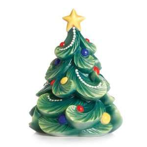  Holiday Greetings Christmas Tree Figurine: Home & Kitchen