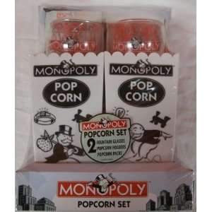   Popcorn Bowl Soda Glass Gift Set Collectible Holiday: Kitchen & Dining