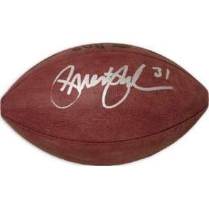 Priest Holmes Autographed Football:  Sports & Outdoors