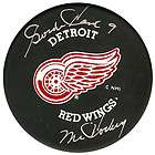 GORDIE HOWE AUTOGRAPHED SIGNED RED WINGS PUCK MR. HOCKEY PSA/DNA