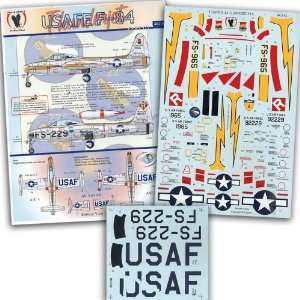  F 84 USAFE Thunderjets #3 22, 79 FBS (1/48 decals) Toys 
