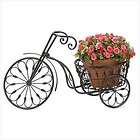 Wrought Iron Old Fashioned/ Vintage look BICYCLE PLANT/Flower Pot 
