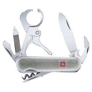  Wenger   Cigar Cutter with Scissors, Brushed Stainless 