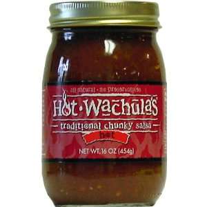 Hot Wachulas Traditional Chunky Salsa Hot, 16 oz
