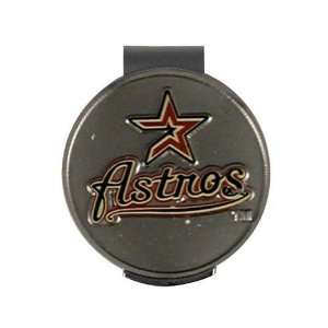 Houston Astros Hat Clip W/ Golf Ball Markers/Chips Sports 