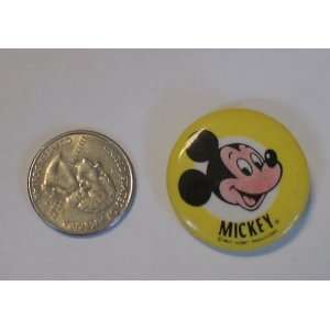  Vintage Disney Button  Mickey Mouse 