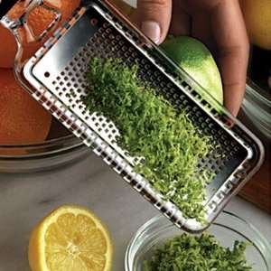 Microplane Fine Grater with Black Handle   4 3/4 Long x 2 Wide 