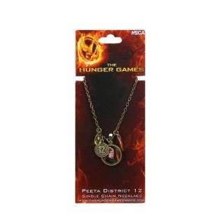 The Hunger Games Movie Necklace Single Chain Peeta District 12