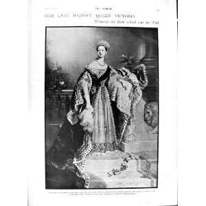  1901 PORTRAIT QUEEN VICTORIA PALL ROBE FROGMORE ALBERT 