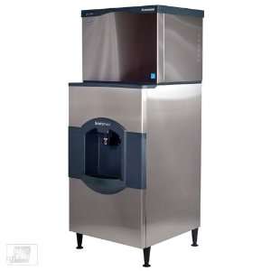   776 Lb Half Size Cube Ice Machine w/ Hotel Dispenser: Kitchen & Dining