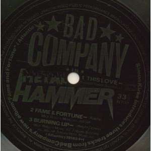   LOVE 7 INCH (7 VINYL 45) UK METAL HAMMER 1986 BAD COMPANY Music