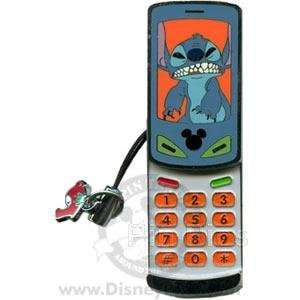 Disney Pins   Cell Phone   Stitch   Slider Pin 61944 