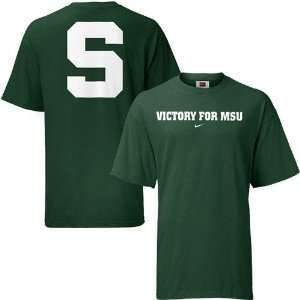 Nike Michigan State Spartans Green Youth Local 3 T shirt:  