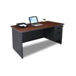  60 x 30 Single Pedestal Steel Desk GCA004: Office 