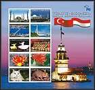 TURKEY 2008 JOINT ISSUE OF STAMPS INDONESIA, FLAGS, MNH