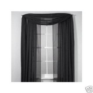   Burgundy Sheer Window Curtains/drape/panels/treatment 52w X 84l